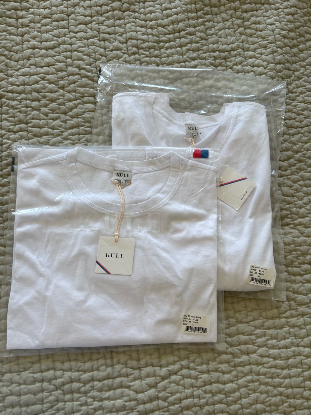 NWT Kule The Solid Modern Long - White - Picture 2 of 2